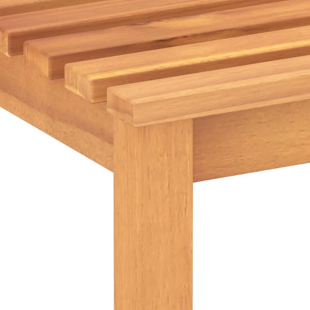 vidaXL Patio Bench 70.9" Solid Teak Wood, 316633. Picture 5