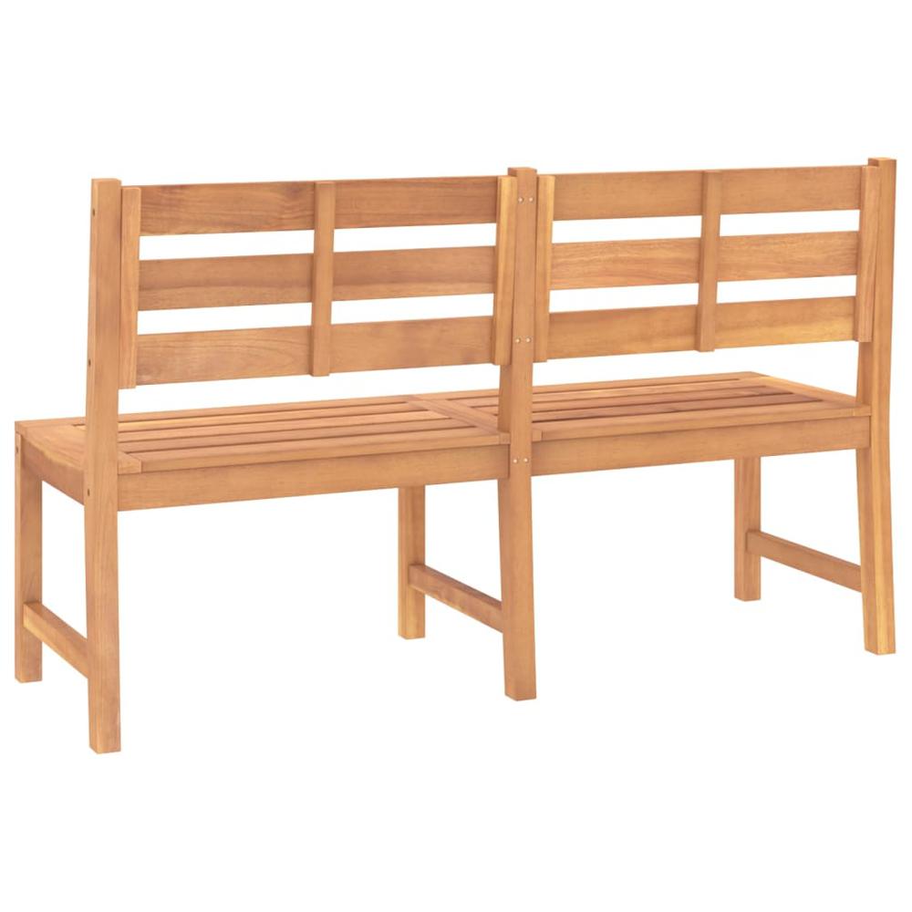 vidaXL Patio Bench 59.1" Solid Teak Wood, 316635. Picture 5