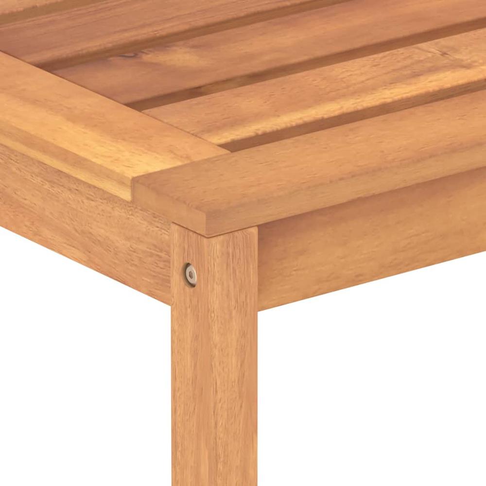 vidaXL Patio Bench 59.1" Solid Teak Wood, 316635. Picture 6