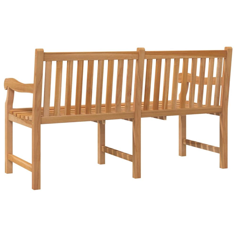 Patio Bench 59.1" Solid Teak Wood. Picture 4