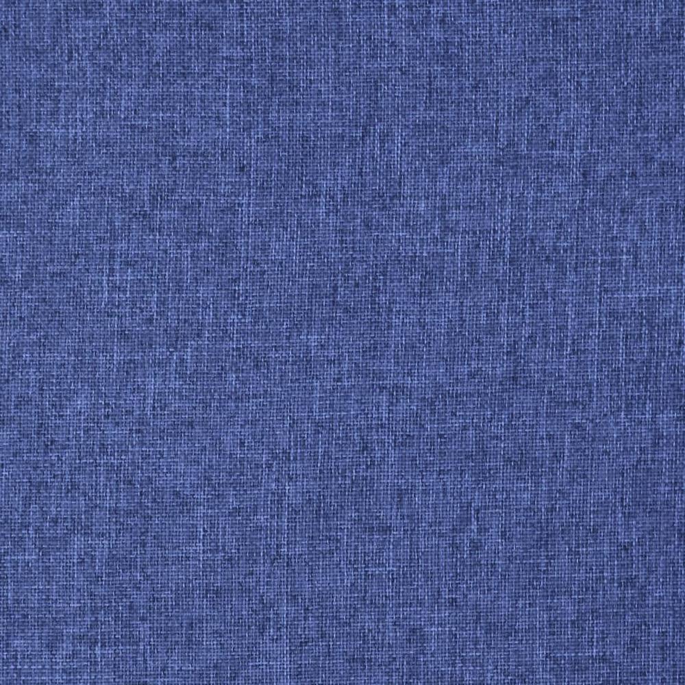 vidaXL Folding Floor Chair Blue Fabric, 336588. Picture 8