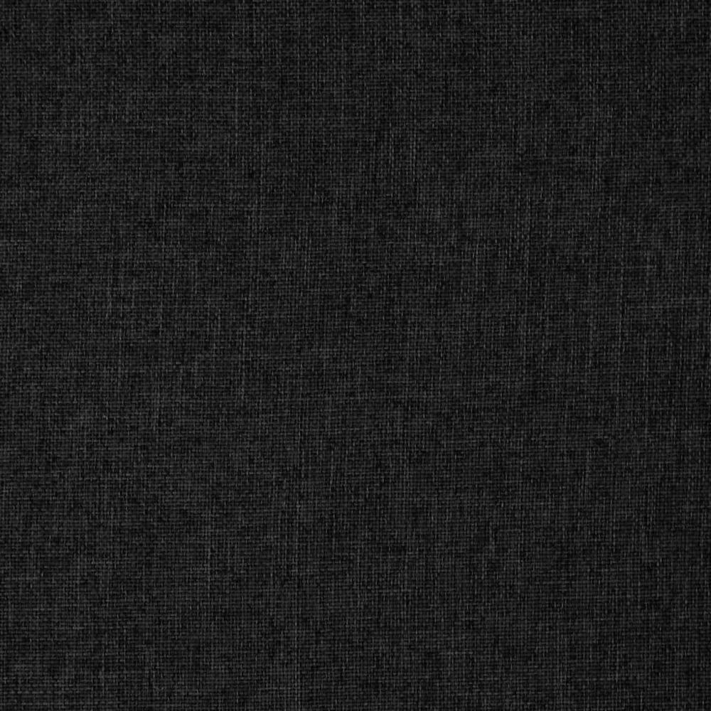vidaXL Folding Floor Chair Black Fabric, 336590. Picture 8