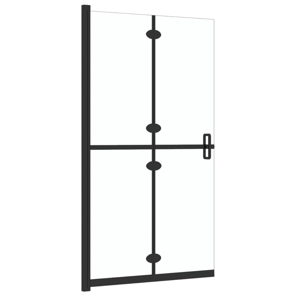 Foldable Walk-in Shower Wall Transparent ESG Glass 31.5"x74.8". Picture 3