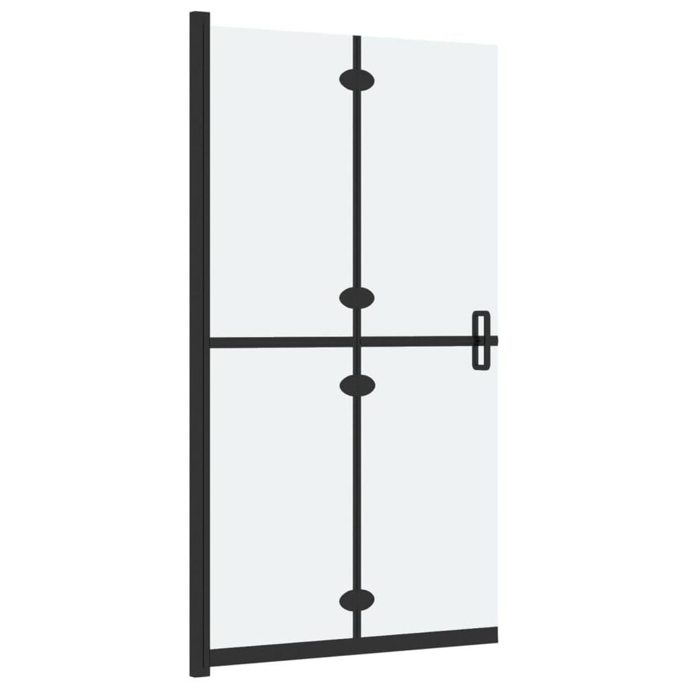 Foldable Walk-in Shower Wall Frosted ESG Glass 27.6"x74.8". Picture 3