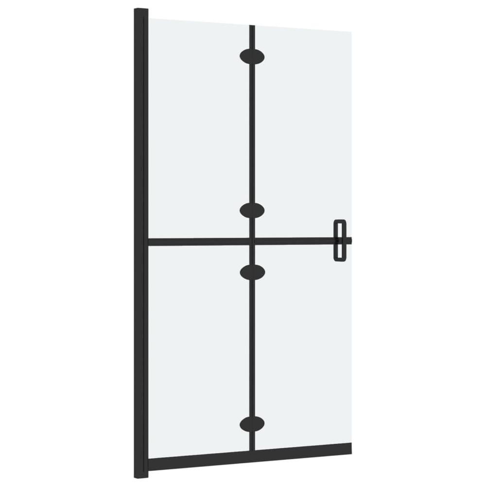 Foldable Walk-in Shower Wall Frosted ESG Glass 31.5"x74.8". Picture 3