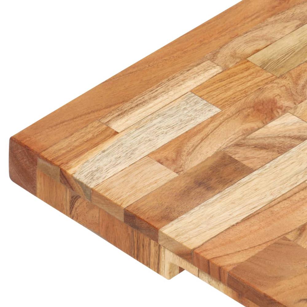 vidaXL Chopping Board 15.7"x11.8"x1.6" Solid Acacia Wood. Picture 7