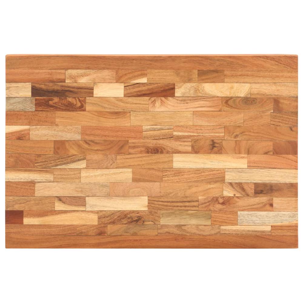 vidaXL Chopping Board 23.6"x15.7"x1.6" Solid Acacia Wood. Picture 5