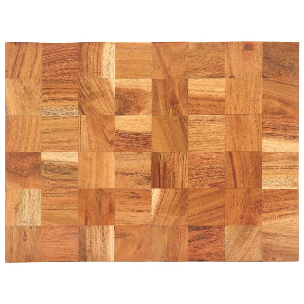 vidaXL Chopping Board 15.7"x11.8"x1.5" Solid Acacia Wood. Picture 5
