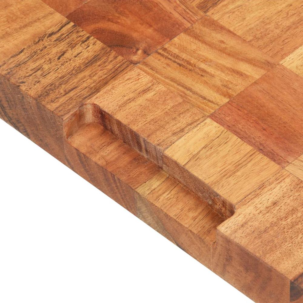 vidaXL Chopping Board 15.7"x11.8"x1.5" Solid Acacia Wood. Picture 6