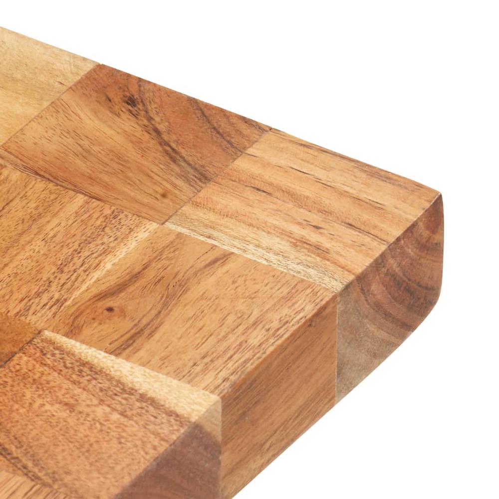 vidaXL Chopping Board 15.7"x11.8"x1.5" Solid Acacia Wood. Picture 7