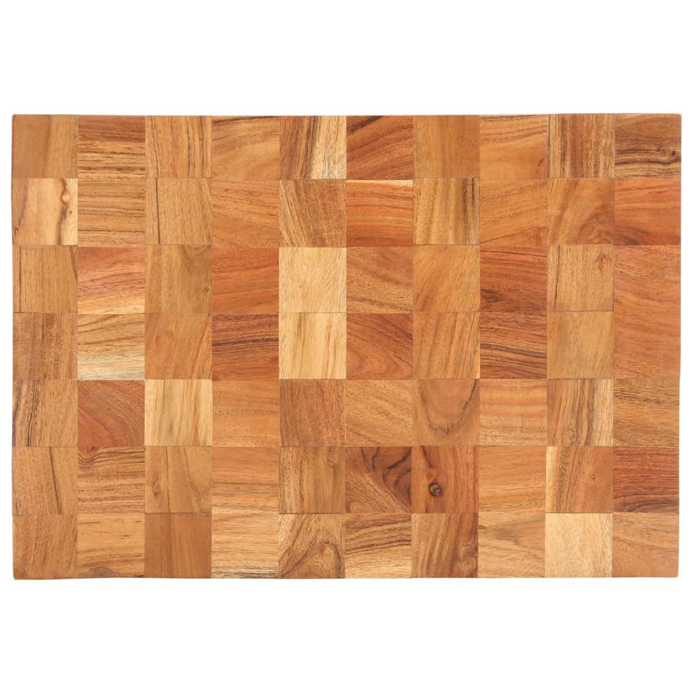vidaXL Chopping Board 19.7"x13.4"x1.5" Solid Acacia Wood. Picture 5