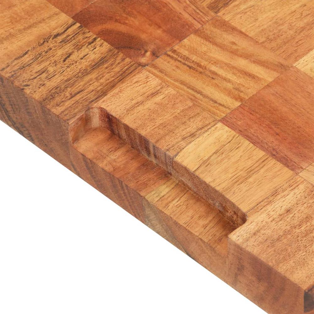 vidaXL Chopping Board 19.7"x13.4"x1.5" Solid Acacia Wood. Picture 6