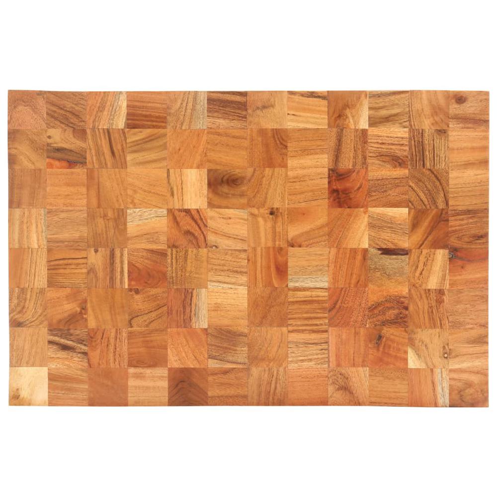 vidaXL Chopping Board 23.6"x15.7"x1.5" Solid Acacia Wood. Picture 5