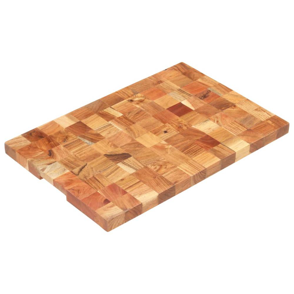 vidaXL Chopping Board 23.6"x15.7"x1.5" Solid Acacia Wood. Picture 10