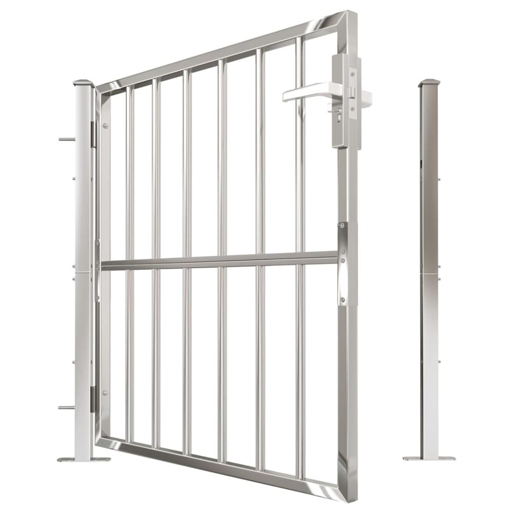 Garden Gate 39.4"x39.4" Stainless Steel. Picture 4