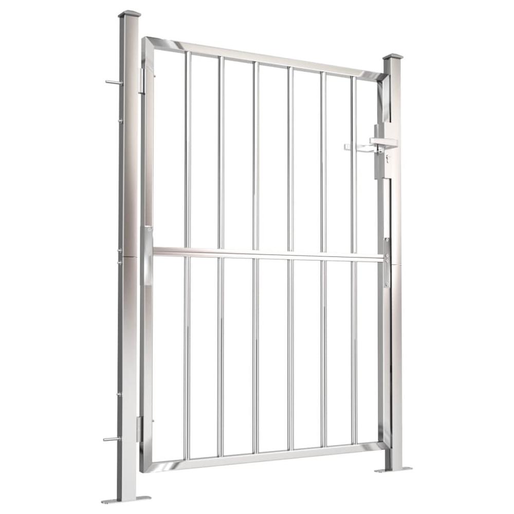 Garden Gate 39.4"x49.2" Stainless Steel. Picture 1