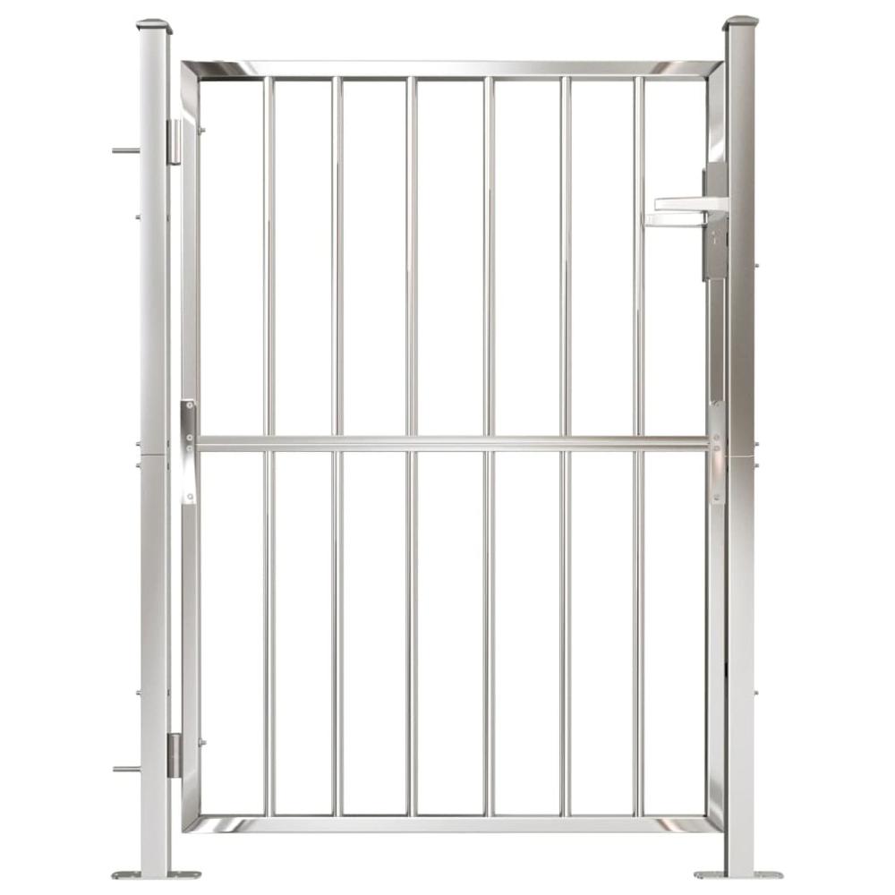 Garden Gate 39.4"x49.2" Stainless Steel. Picture 2
