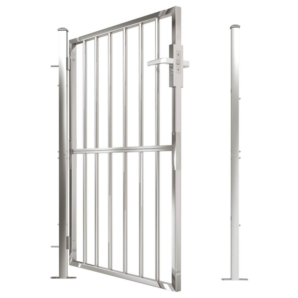 Garden Gate 39.4"x49.2" Stainless Steel. Picture 4