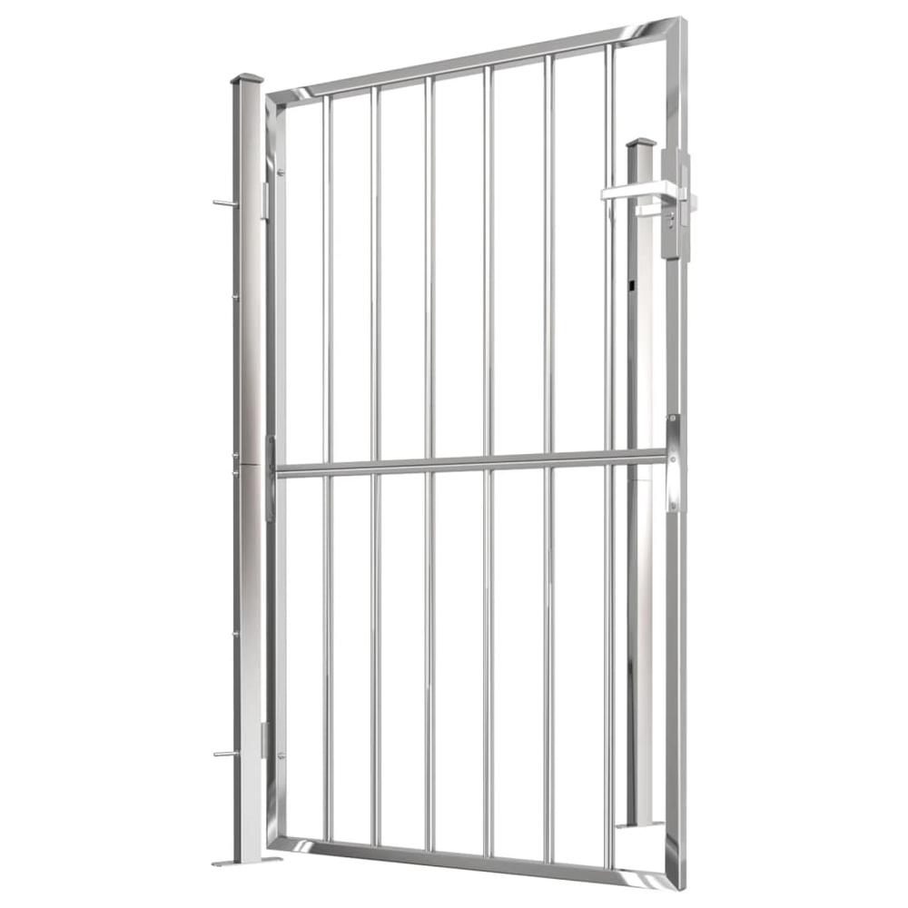 Garden Gate 39.4"x59.1" Stainless Steel. Picture 3