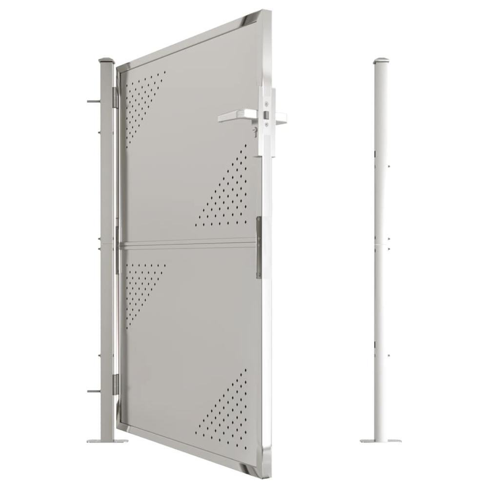 Garden Gate 39.4"x49.2" Stainless Steel. Picture 4
