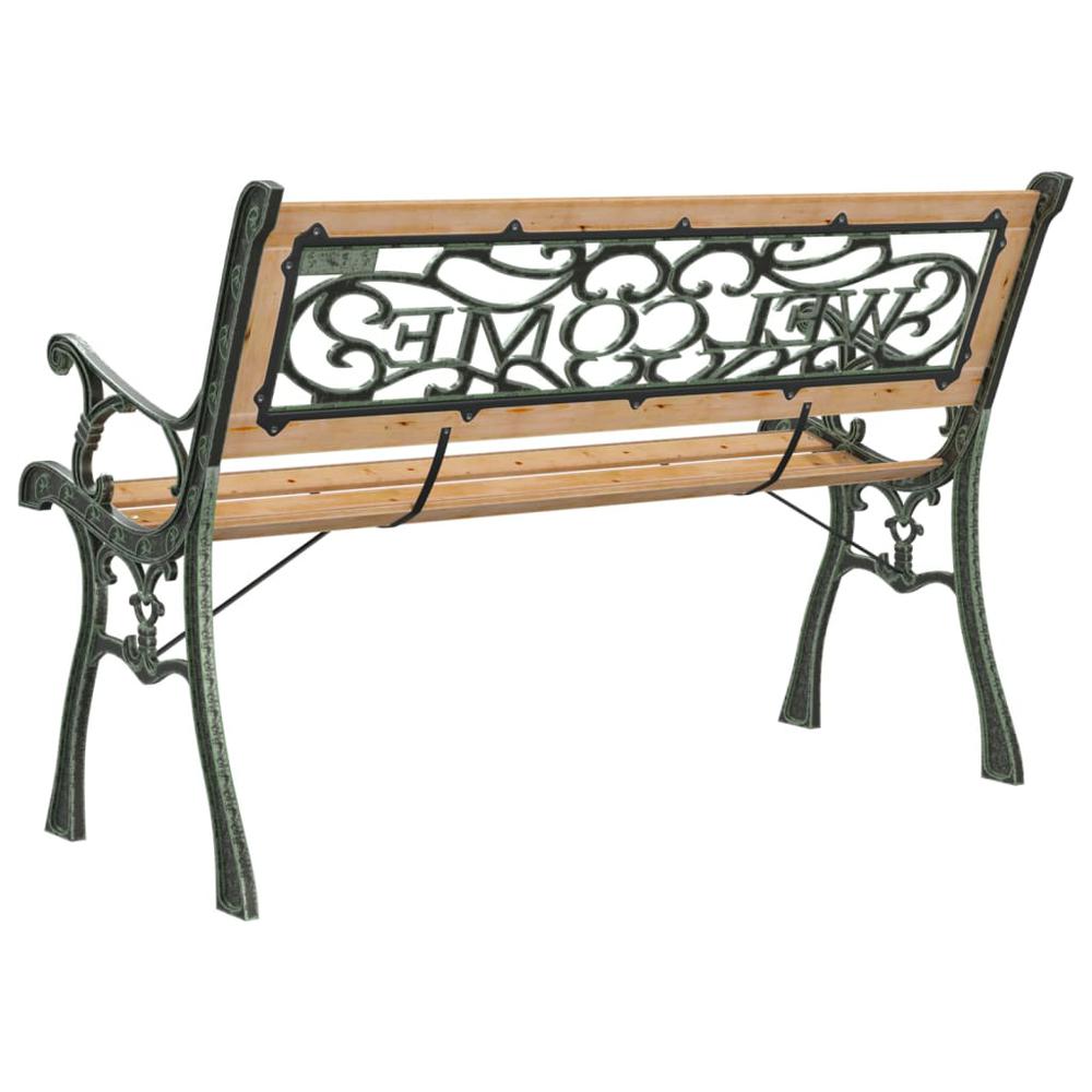 vidaXL Patio Bench 48" Solid Firwood. Picture 6
