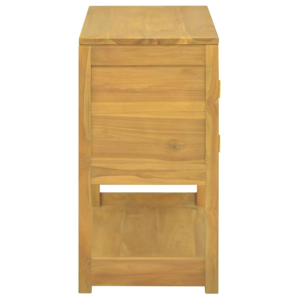 Bathroom Cabinet 33.5"x15.7"x29.5" Solid Wood Teak. Picture 4