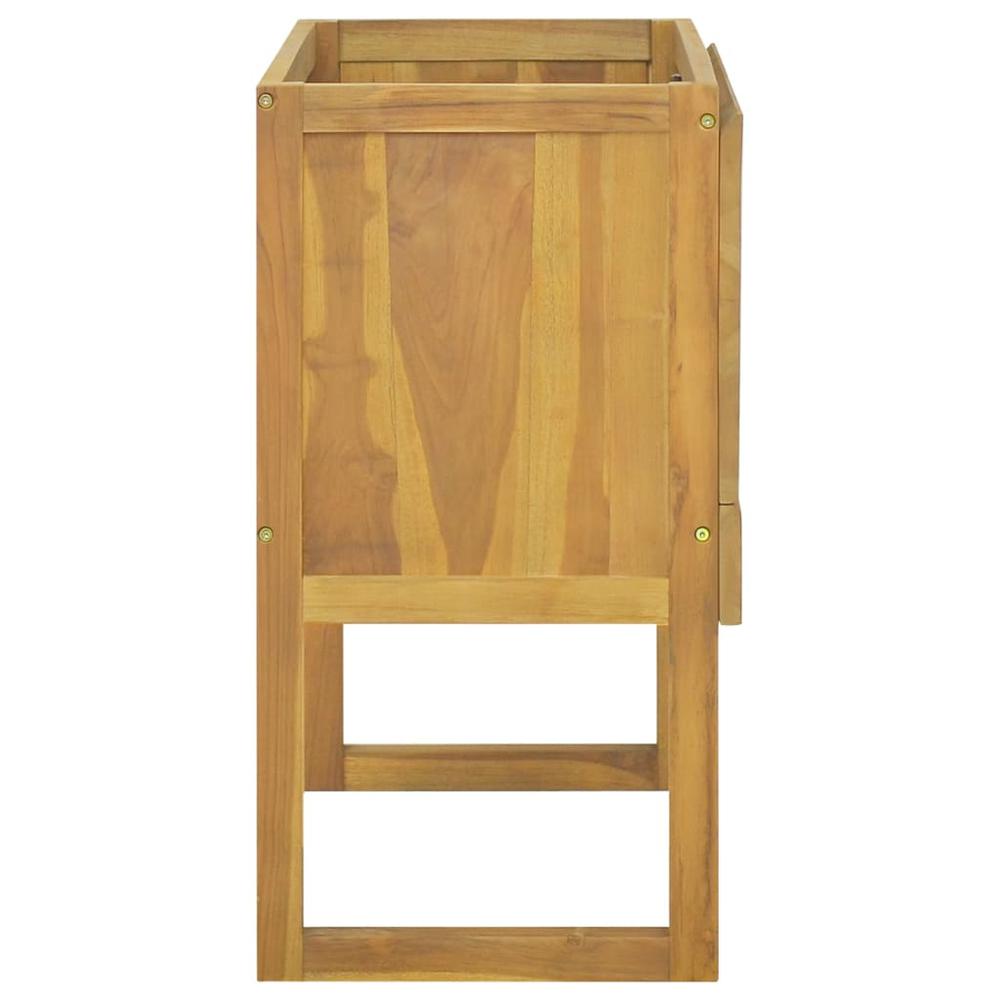 Bathroom Cabinet 35.4"x17.7"x29.5" Solid Wood Teak. Picture 3