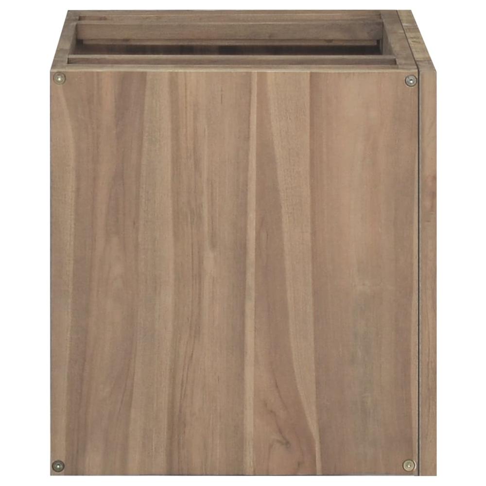 Wall-mounted Bathroom Cabinet 23.6"x15.4"x15.7" Solid Wood Teak. Picture 2