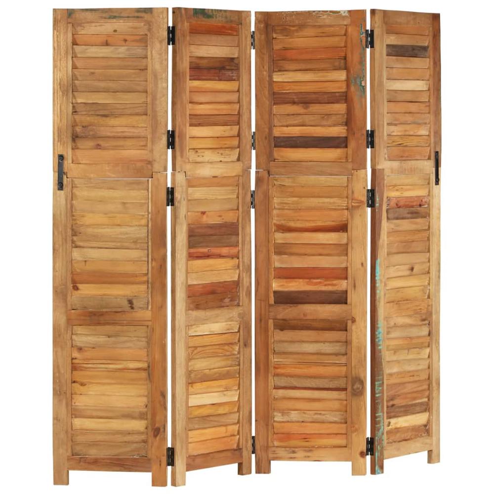 Room Divider 66.1" Solid Wood Reclaimed. Picture 3