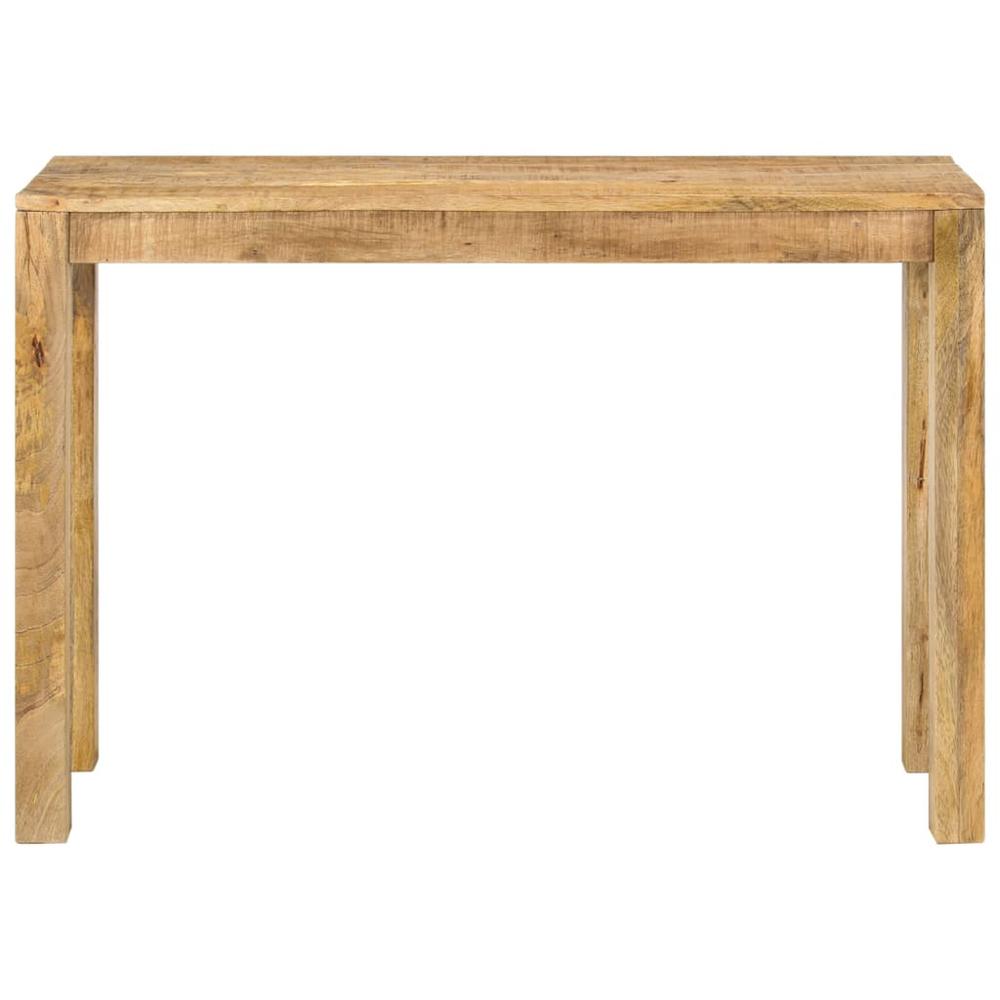 Console Table 43.3"x13.8"x29.9" Rough Mango Wood. Picture 1