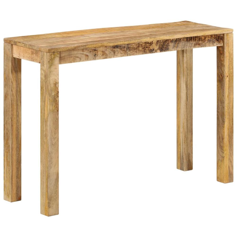 Console Table 43.3"x13.8"x29.9" Rough Mango Wood. Picture 10