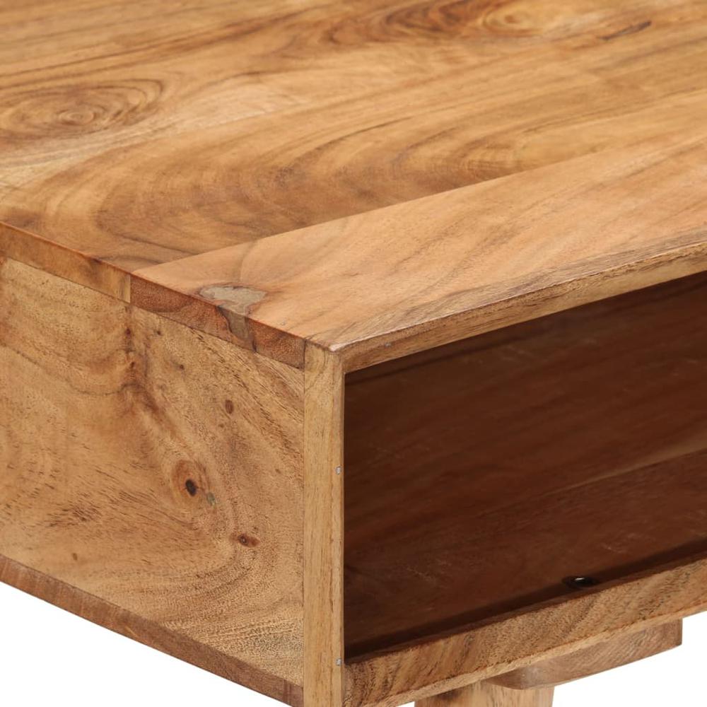 vidaXL Writing Desk 45.3"x19.7"x29.9" Solid Wood Acacia. Picture 5