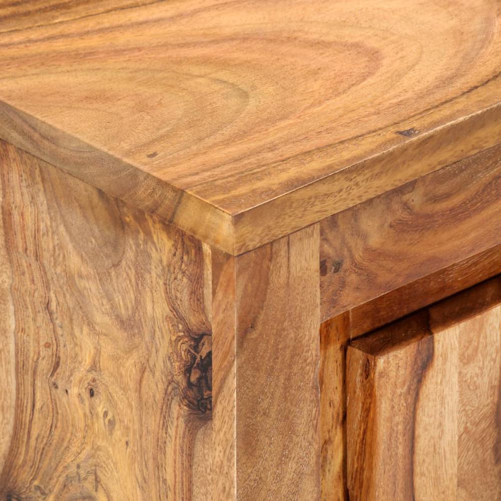 vidaXL Sideboard 23.6"x13"x29.5" Solid Wood Acacia. Picture 6