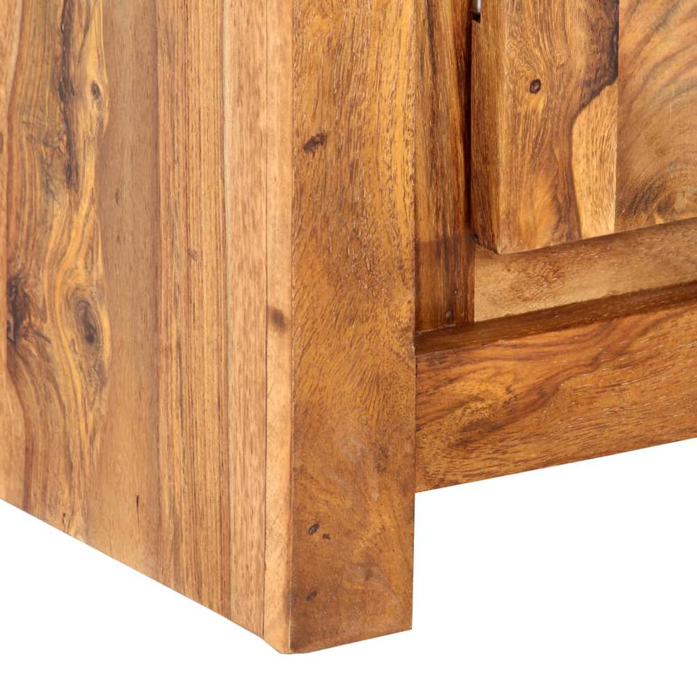 vidaXL Sideboard 23.6"x13"x29.5" Solid Wood Acacia. Picture 7
