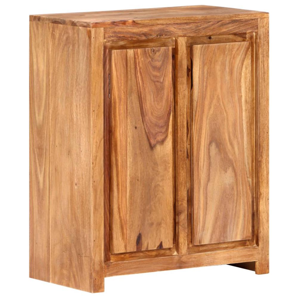 vidaXL Sideboard 23.6"x13"x29.5" Solid Wood Acacia. Picture 9