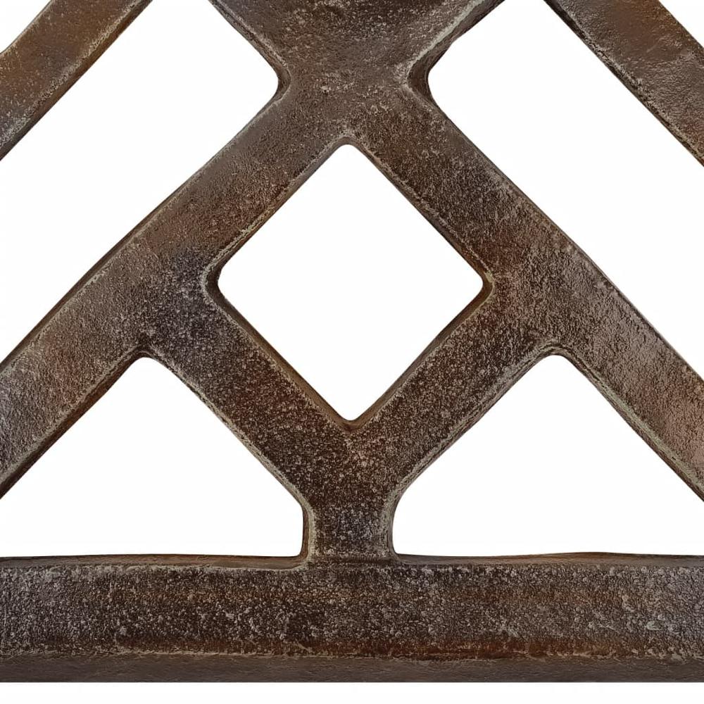 vidaXL Umbrella Base Bronze 17.3"x17.3"x12.2" Cast Iron, 317762. Picture 6