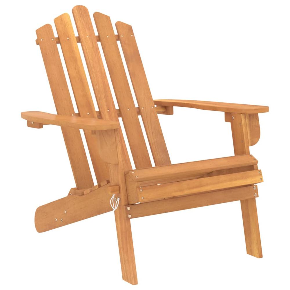 Patio Adirondack Chair Solid Wood Acacia. Picture 1