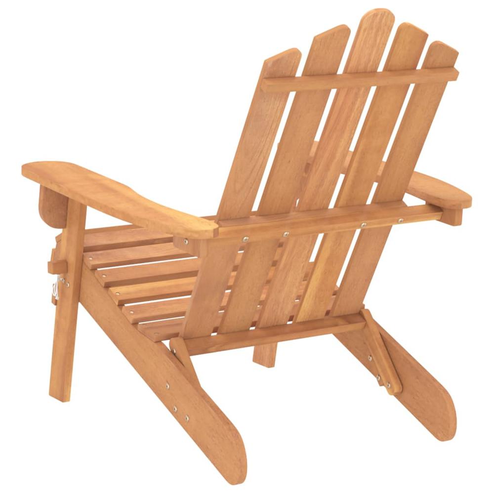 Patio Adirondack Chair Solid Wood Acacia. Picture 4