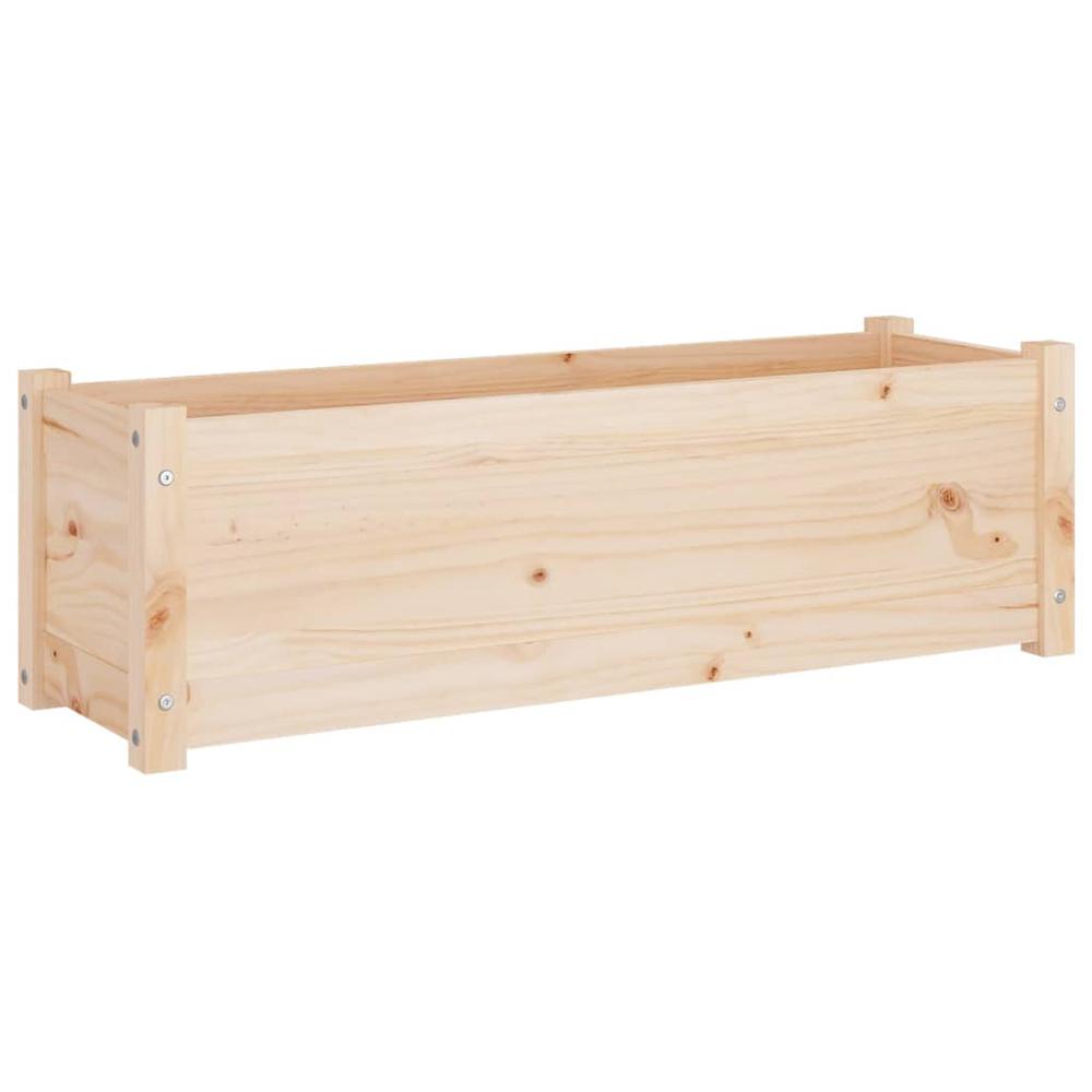 Garden Planter 39.4"x12.2"x12.2" Solid Wood Pine. Picture 1