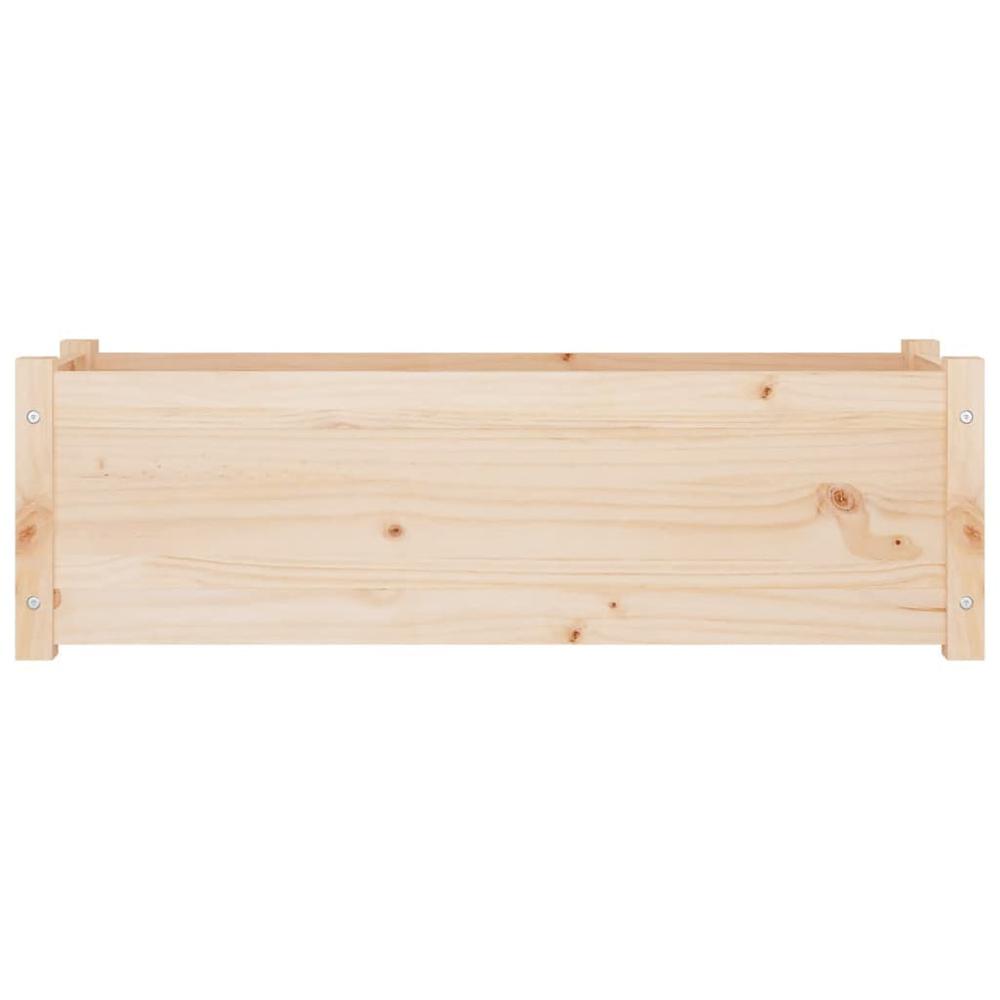 Garden Planter 39.4"x12.2"x12.2" Solid Wood Pine. Picture 2