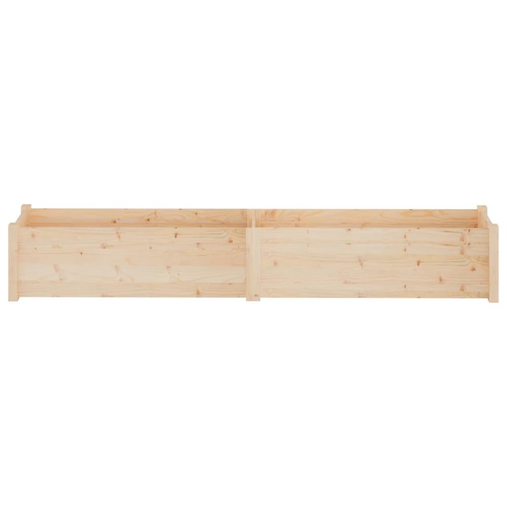 Garden Planter 78.7"x12.2"x12.2" Solid Wood Pine. Picture 3