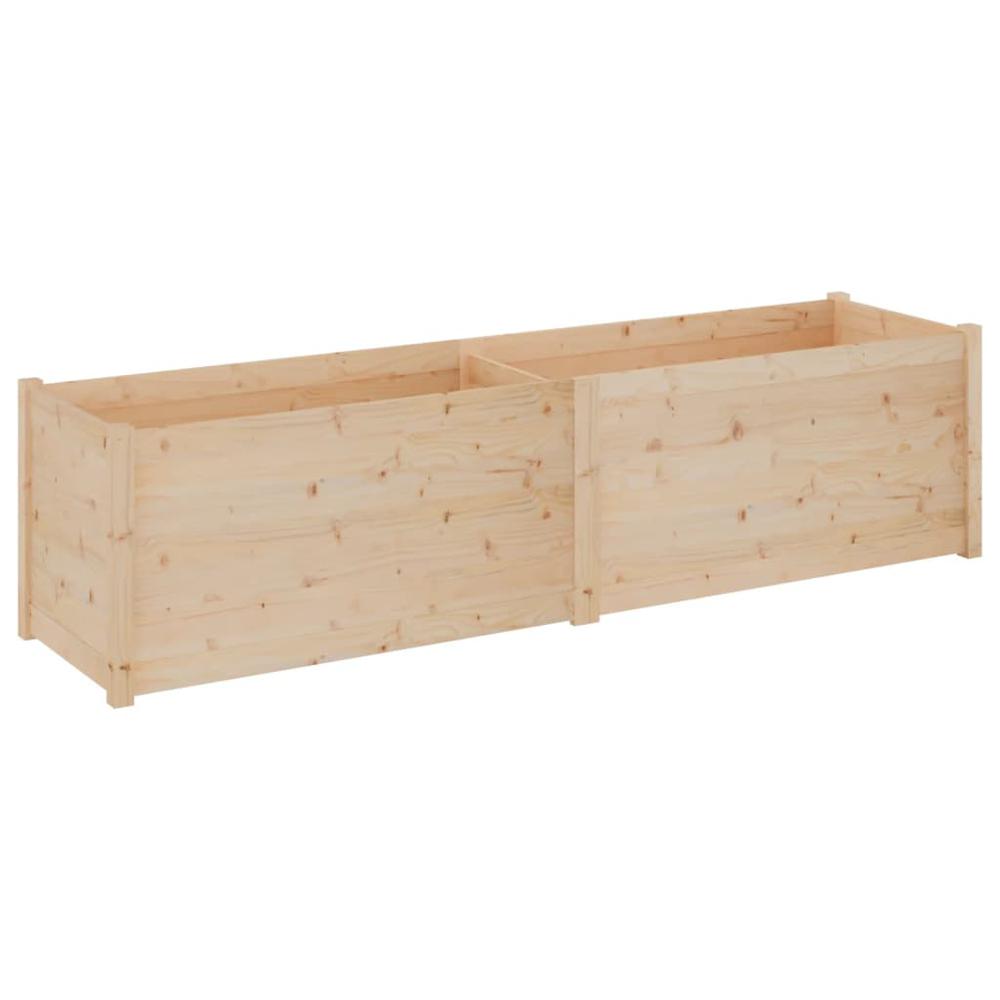 Garden Planter 78.7"x19.7"x19.7" Solid Wood Pine. Picture 1