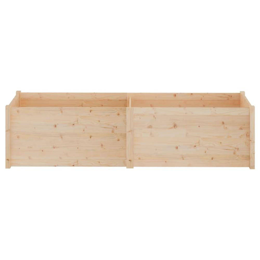 Garden Planter 78.7"x19.7"x19.7" Solid Wood Pine. Picture 3