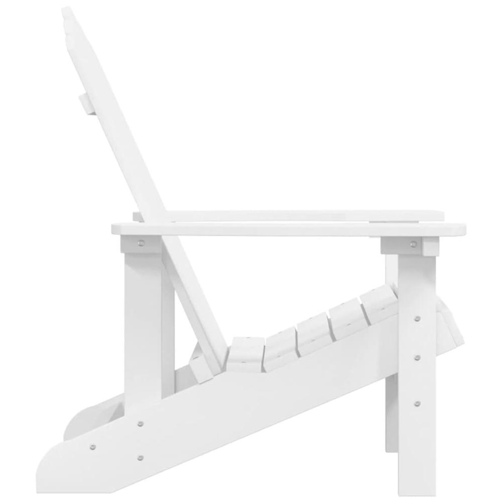 Patio Adirondack Chair HDPE White. Picture 3