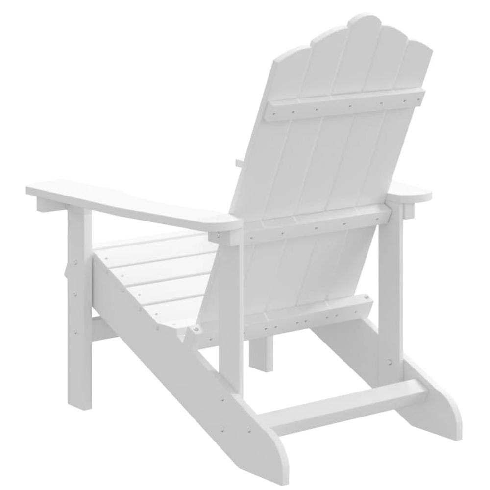 Patio Adirondack Chair HDPE White. Picture 4