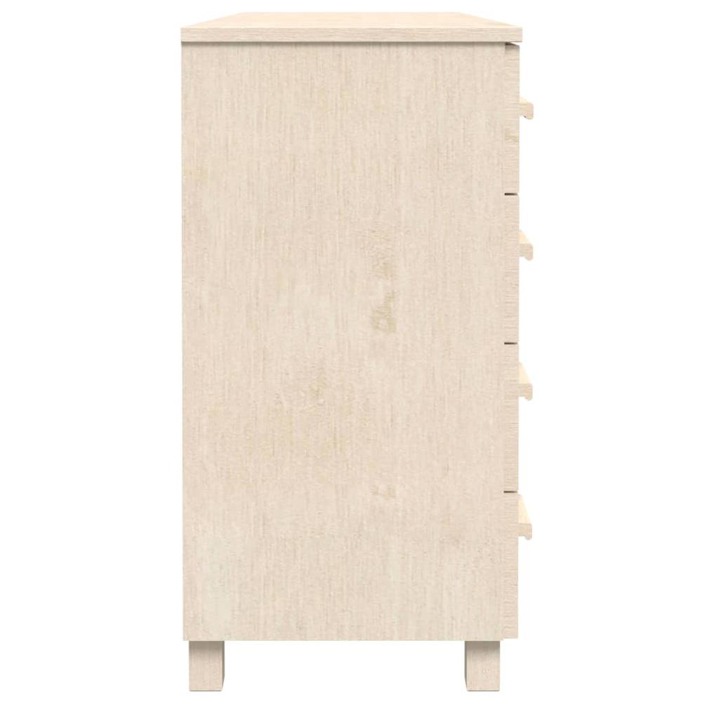 vidaXL Sideboard Honey Brown 44.5"x15.7"x31.5" Solid Wood Pine, 340444. Picture 7