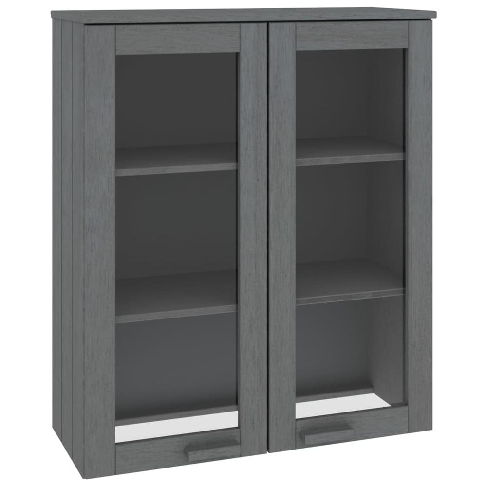 Top for Highboard HAMAR Dark Gray 33.5"x13.8"x39.4" Solid Wood Pine. Picture 1