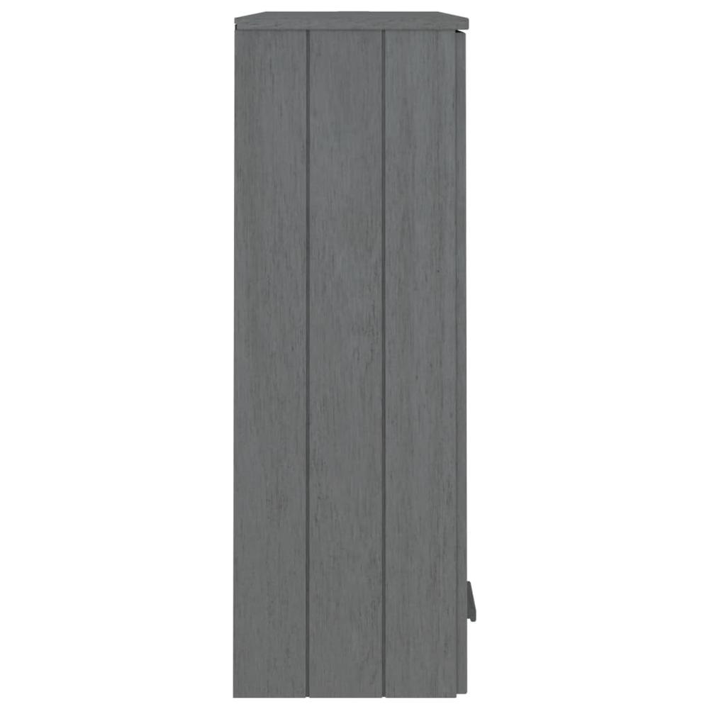Top for Highboard HAMAR Dark Gray 33.5"x13.8"x39.4" Solid Wood Pine. Picture 4