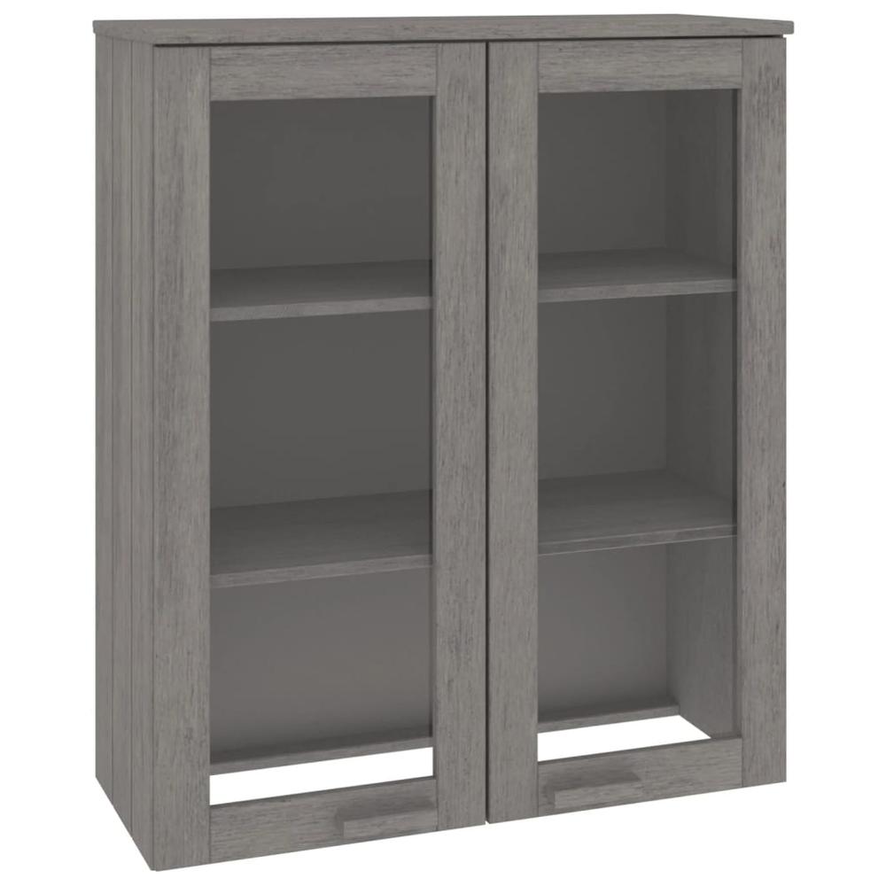 Top for Highboard HAMAR Light Gray 33.5"x13.8"x39.4" Solid Wood Pine. Picture 1
