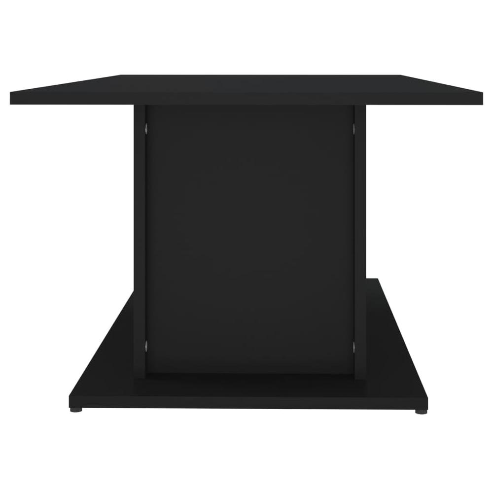 vidaXL Coffee Table Black 40.2"x21.9"x15.7" Engineered Wood. Picture 6